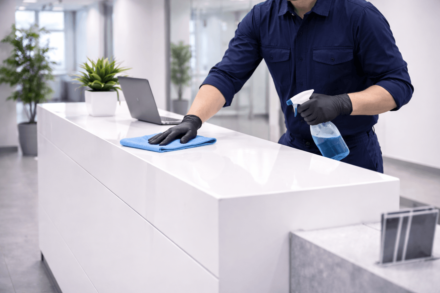 Reception Area Cleaning