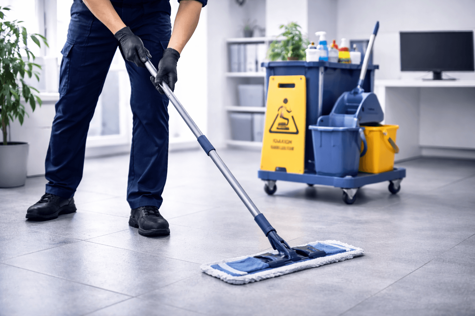 Sweeping & Mopping Hard Floors
